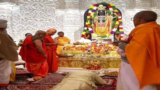 In Images | The big moments from the Ram mandir consecration ceremony ...