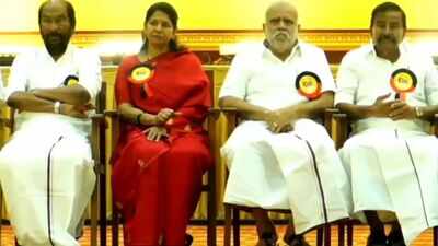 DMK leaders at executive committee meet Age limit, two-term cap: DMK passes nine resolutions for sweeping organisational overhaul