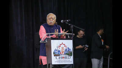 RSS chief Mohan Bhagwat in Toronto India became ‘Vishwaguru’ through service, not pursuit of superpower status: RSS cheif Mohan Bhagwat in Toronto