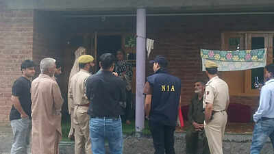 The searches were aimed at securing evidence relating to the conspiracy and at ascertaining the roles of persons allegedly associated with the local support network (Photo: PTI). NIA searches 10 J&K locations linked to Pakistan-based LeT handlers