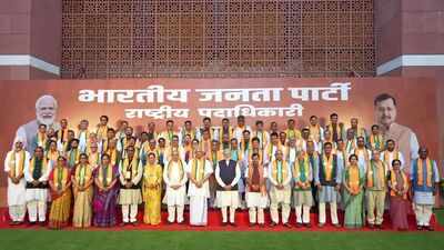 The meeting came days after the BJP announced its 65-member national team under party president Nitin Nabin. PM Modi meets BJP’s new 65-member national team at party headquarter