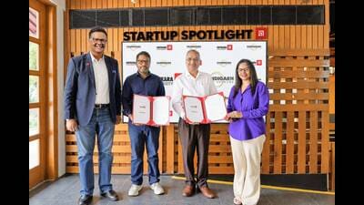 The quarterly pitching sessions will serve as a recurring founder–investor interface, enabling promising deep-tech and AI ventures from Chitkara University. (HT) The quarterly pitching sessions will serve as a recurring founder–investor interface, enabling promising deep-tech and AI ventures from Chitkara University. (HT)