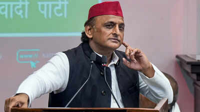 Samajwadi Party National President Akhilesh Yadav addresses a press conference at the party office in Lucknow, Uttar Pradesh. (PTI Photo) ‘Governments formed amid lapses unconstitutional’: Akhilesh Yadav attacks EC over reported internal dissent on SIR