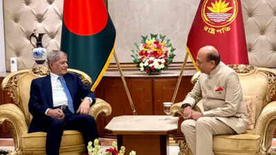 India's High Commissioner to Bangladesh, Dinesh Trivedi, made a courtesy call on Bangladesh President Mirza Fakhrul Islam Alamgir at Bangabhaban on Tuesday and discussed ties. Indian envoy meets Bangladesh president, stresses strengthening 'deep-rooted' ties