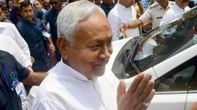 JDU leader Nitish Kumar. Photo credit: ANI JD(U) renaming on cards? Leaders back proposal to name party after Nitish