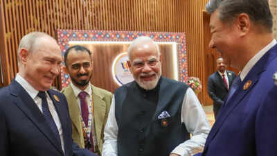 Modi, Xi and Putin at Brics Kremlin says Modi and Xi offered Putin help to settle Ukraine war