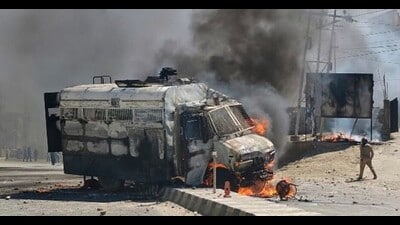 The violence on September 24, 2025, left four dead and several injured in Ladakh. The violence on September 24, 2025, left four dead and several injured in Ladakh.