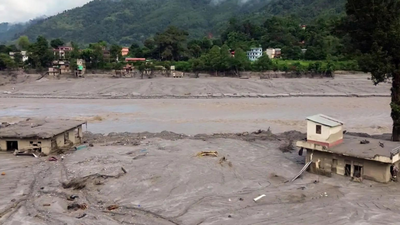 Swarnim Wagle will be in New Delhi for a two-day visit Nepal finance min heads to India for flood repair talks as losses mount