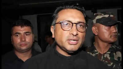 Nepal finance minister Swarnim Wagle Nepal finance minister Swarnim Wagle arriving in Delhi tomorrow for talks on post-flood aid