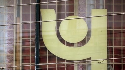 The logo of Punjab National Bank (PNB) is seen on a branch office window in New Delhi, India, February 27, 2018. (Saumya Khandelwal/Reuters) The logo of Punjab National Bank (PNB) is seen on a branch office window in New Delhi, India, February 27, 2018. (Saumya Khandelwal/Reuters)