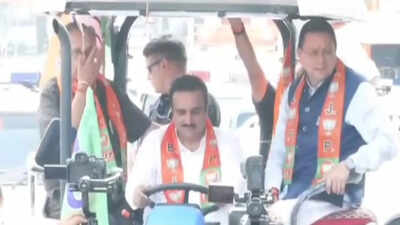 Uttarakhand CM Pushkar Singh Dhami participates in BJP's 'drug-Free Punjab' campaign, takes on AAP government. Uttarakahand CM Pushkar Singh Dhami participates in BJP's 'drug free Punjab' campaign, takes on AAP government