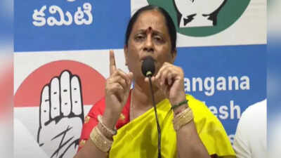 File photo: Former Telangana minister Konda Surekha (Picture credit: ANI) ‘We will continue in Congress’: Konda Surekha rules out joining another party, eyes 2028 polls
