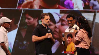 Rahul Gandhi during Chhatron ki goonj event ‘Why are students forced to live in unsafe PGs?’ Rahul Gandhi after Satya Niketan tragedy