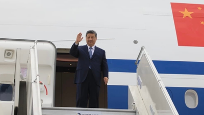 Xi was received at the Delhi airport by Union Minister of State for Commerce and Industry Jitin Prasada Xi Jinping arrives in Delhi for Brics summit, set for talks with PM Modi