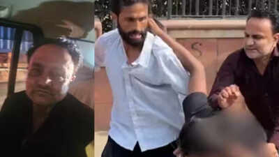 The comments came after police arrested four men in connection with Saturday's alleged assault on DDU Marg After Hindu Raksha Dal claims attack, saffron-clad groups threaten protesters again