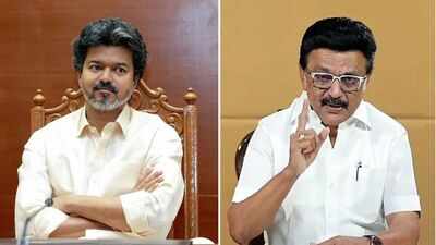 The DMK chief criticised the TVK government's functioning. DMK chief M K Stalin warns TVK govt against Hindi imposition, defends two-language policy