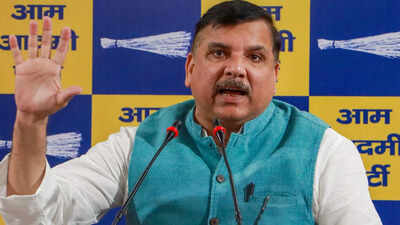 AAP MP Sanjay Singh (File photo) 'Fighting this battle in our own way': AAP to skip opposition march to EC office over SIR row