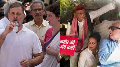 INDIA bloc protest INDIA bloc protest: Scrap SIR, restore deleted names, sack CEC Gyanesh Kumar - key demands