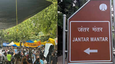Jantar Mantar no longer protest site Jantar Mantar de-notified as protest site, Delhi Police designates 3 new venues