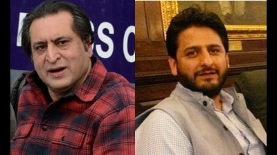 Sajad Lone of Peoples Conference (left), PDP’s Fayaz Mir Sajad Lone of Peoples Conference (left), PDP’s Fayaz Mir