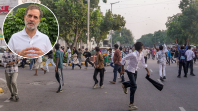 Rahul said the protesters had taken to the streets peacefully and accused the authorities of attempting to suppress their voices. 'Not the India we want': Rahul Gandhi lashes out at PM Modi, Amit Shah over Delhi protest crackdown