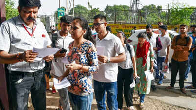 File photo: Students at a CUET-UG centre 'One student, one day': CUET-UG 2027 may get shorter, simpler