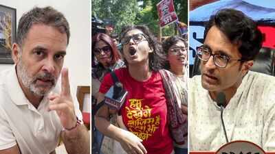 Pradeep Bhandari shared videos of Bora's remarks on X, describing her as Rahul Gandhi's “poster girl”. 'Open admission of regime change': BJP targets Rahul over Neha Bora's 'Bangladesh showed us the way' remark