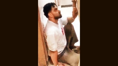 The accused, identified as Ranjitpal Singh, a resident of Hira Singh Nagar in Kharar, has been arrested. (HT Photo) The accused, identified as Ranjitpal Singh, a resident of Hira Singh Nagar in Kharar, has been arrested. (HT Photo)