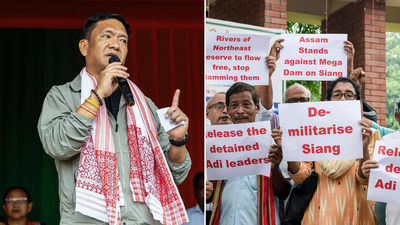 Siang mega dam: Khandu seeks cooperation for report, says project won't be imposed 'Won't move forward without public': Arunachal CM Pema Khandu amid protests over Siang mega dam